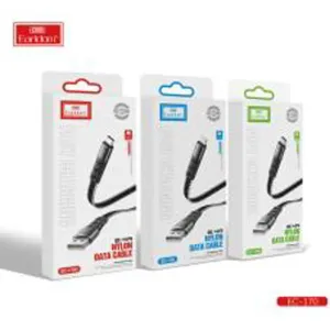 کابل تایپ سی ارلدوم THIN METAL + NYLON